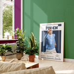 Load image into Gallery viewer, Fodbold plakat | Fodbold plakater | Phil Foden Fodbold Spiller Plakat | En Gave til Passionerede Fans | Plakaty.dk
