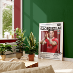 Load image into Gallery viewer, Fodbold plakat | Fodbold plakater | Dominik Szoboszlai Fodbold Plakat | Perfekt til Passionerede Fans | Plakaty.dk
