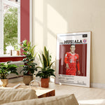 Load image into Gallery viewer, Fodbold plakat | Fodbold plakater | Jamal Musiala Fodbold Plakat | Perfekt til Passionerede Fans | Plakaty.dk
