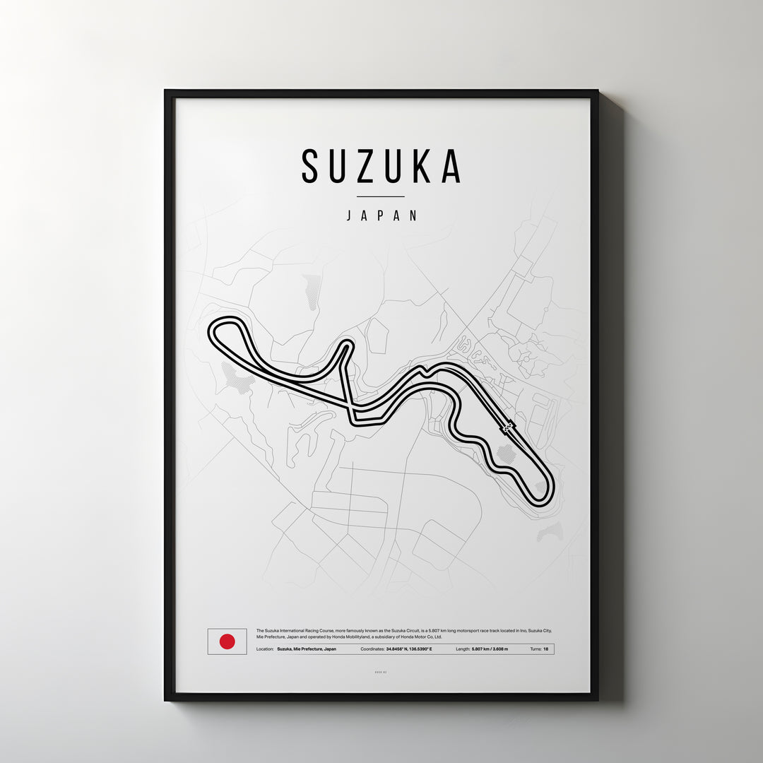Japan Formula 1 Poster | Find Zen with Suzuka's Racing Atmosphere