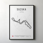Load image into Gallery viewer, Japan Formula 1 Poster | Find Zen with Suzuka&#39;s Racing Atmosphere

