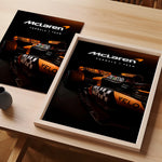 Load image into Gallery viewer, McLaren Formula 1 Poster | Modern Race Car Art
