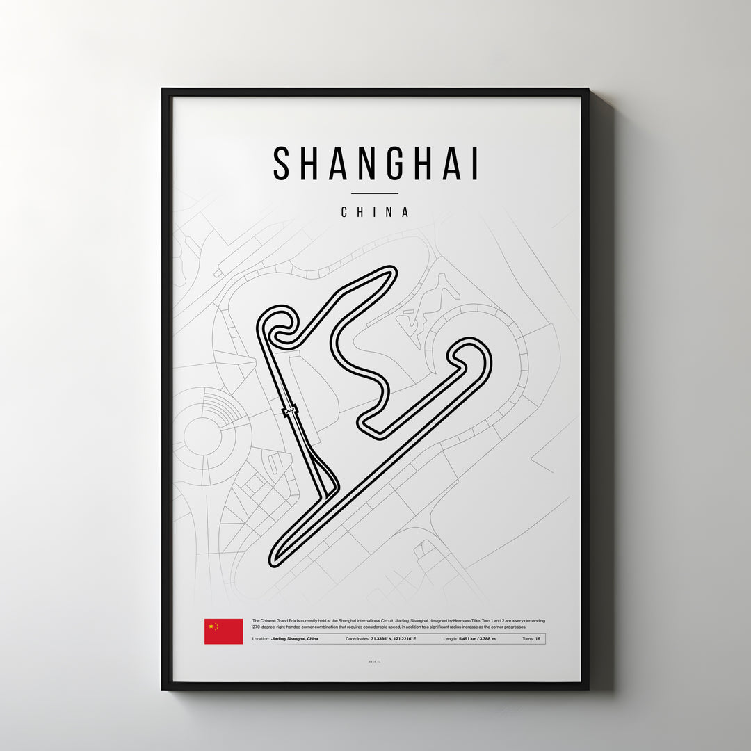 China Formula 1 Poster | Experience Urban Velocity in Shanghai
