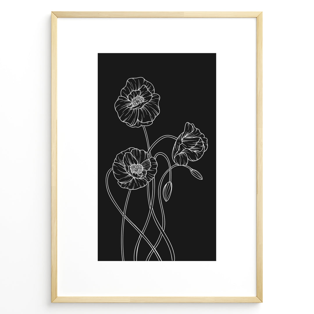 Boho Bloom Art Plakat | Boho Art Poster | Boho Plakater