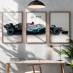 Load image into Gallery viewer, Petronas Formel 1 Plakater | Sæt af 3 | Moderne Racerbil Design | Dynamisk Motorsport Kunst | Plakaty.dk
