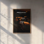 Load image into Gallery viewer, McLaren Formula 1 Poster | Modern Race Car Art
