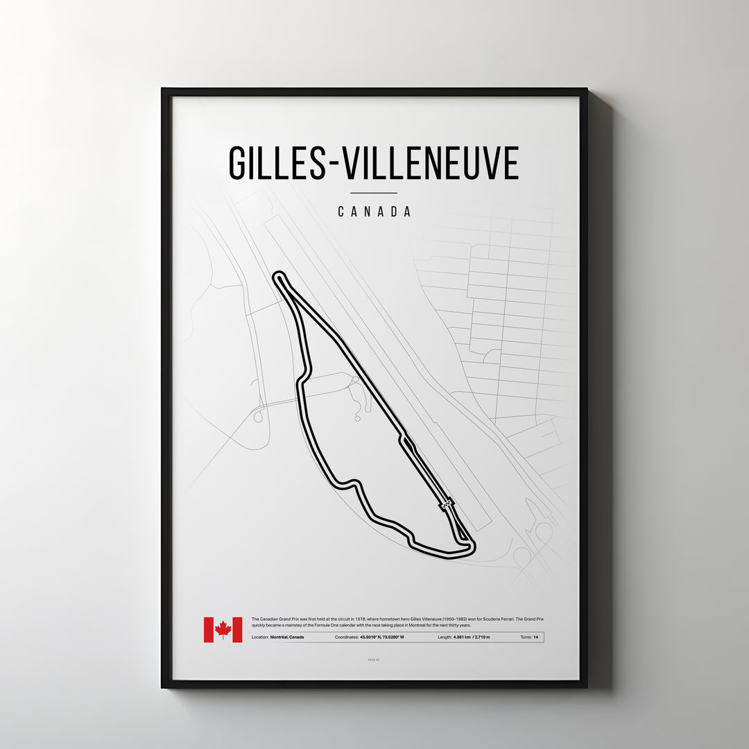 Canada Formula 1 Poster | Drive in Style on Montreal's Fast Lane!