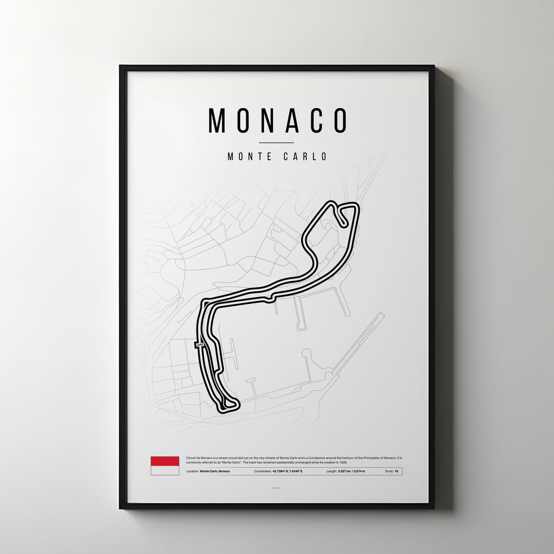 Monaco Formula 1 Poster | Glamor Track: Luxury with Monaco Vibes