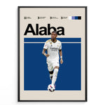 Load image into Gallery viewer, Fodbold plakat | Fodbold plakater | David Alaba Fodbold Plakat | Østrigs Allround-Stjerne | Plakaty.dk
