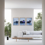 Load image into Gallery viewer, BWT Alpine F1 Team A524 race car three-panel framed wall art plakat

