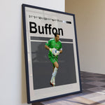 Load image into Gallery viewer, Fodbold plakat | Fodbold plakater | Gianluigi Buffon Fodbold Plakat | Italiensk Målmandslegende | Plakaty.dk
