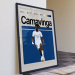 Load image into Gallery viewer, Fodbold plakat | Fodbold plakater | Eduardo Camavinga Fodbold Plakat | Unik Hyldest til Den Ægte Fan | Plakaty.dk
