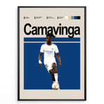 Load image into Gallery viewer, Fodbold plakat | Fodbold plakater | Eduardo Camavinga Fodbold Plakat | Unik Hyldest til Den Ægte Fan | Plakaty.dk
