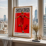 Load image into Gallery viewer, Fodbold plakat | Fodbold plakater | Christian Eriksen Fodbold Plakat | Danmark plakat | Perfekt til Den Ægte Fan | Plakaty.dk
