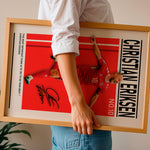 Load image into Gallery viewer, Fodbold plakat | Fodbold plakater | Christian Eriksen Fodbold Plakat | Danmark plakat | Perfekt til Den Ægte Fan | Plakaty.dk
