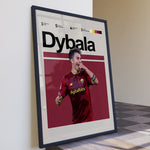 Load image into Gallery viewer, Fodbold plakat | Fodbold plakater | Paulo Dybala Fodbold Plakat | Perfekt til Den Ægte Fan | Plakaty.dk
