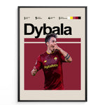 Load image into Gallery viewer, Fodbold plakat | Fodbold plakater | Paulo Dybala Fodbold Plakat | Perfekt til Den Ægte Fan | Plakaty.dk
