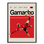 Load image into Gallery viewer, Fodbold plakat | Fodbold plakater | Charlie Garnacho Fodbold Plakat | Perfekt til Den Ægte Fan | Plakaty.dk
