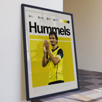 Load image into Gallery viewer, Fodbold plakat | Fodbold plakater | Mats Hummels Fodbold Plakat | Forsvarsmaestroens Ære | Plakaty.dk
