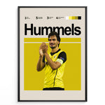 Load image into Gallery viewer, Fodbold plakat | Fodbold plakater | Mats Hummels Fodbold Plakat | Forsvarsmaestroens Ære | Plakaty.dk
