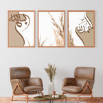 Load image into Gallery viewer, 3x Islam Plakater - Bism’Allah - Pampas - Alhamdulilal Plakaty.dk | Kombinationer | Plakaty.dk 
