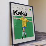 Load image into Gallery viewer, Fodbold plakat | Fodbold plakater | Kaka Fodbold Plakat 02 | Magisk Tribute til Den Ægte Fan | Plakaty.dk

