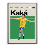 Load image into Gallery viewer, Fodbold plakat | Fodbold plakater | Kaka Fodbold Plakat 02 | Magisk Tribute til Den Ægte Fan | Plakaty.dk
