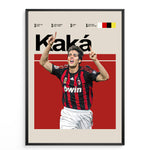 Load image into Gallery viewer, Fodbold plakat | Fodbold plakater | Kaka Fodbold Plakat 01 | Magisk Tribute til Den Ægte Fan | Plakaty.dk
