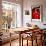 Load image into Gallery viewer, Fodbold plakat | Fodbold plakater | Alexis Mac Allister Fodbold Plakat | Perfekt til Passionerede Fans | Plakaty.dk
