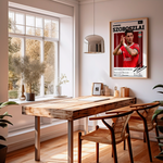 Load image into Gallery viewer, Fodbold plakat | Fodbold plakater | Dominik Szoboszlai Fodbold Plakat | Perfekt til Passionerede Fans | Plakaty.dk

