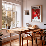 Load image into Gallery viewer, Fodbold plakat | Fodbold plakater | David Beckham Fodbold Spiller Plakat | Perfekt til Passionerede Fans | Plakaty.dk
