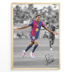 Load image into Gallery viewer, Fodbold plakat | Fodbold plakater | Lamine Yamal Fodbold Plakat | Inspirerende for Fremtidens Fans | Plakaty.dk
