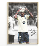Load image into Gallery viewer, Fodbold plakat | Fodbold plakater | Lamine Yamal Fodbold Plakat | Inspirerende for Fremtidens Fans | Plakaty.dk 
