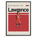 Load image into Gallery viewer, Ashley Lawrence Kvinde fodbold plakater | Canada landsholdstrøje i rød med stolt gestus – perfekt til fans af kvindefodbold og Team Canada

