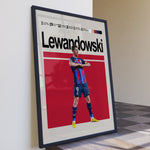 Load image into Gallery viewer, Fodbold plakat | Fodbold plakater | Robert Lewandowski Fodbold Plakat | Målmaskinens Hyldest til Den Ægte Fan | Plakaty.dk
