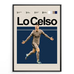 Load image into Gallery viewer, Fodbold plakat | Fodbold plakater | Giovani Lo Celso Fodbold Plakat | Argentinsk Midtbanemagi | Plakaty.dk
