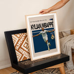 Load image into Gallery viewer, Fodbold plakat | Fodbold plakater | Kylian Mbappé Fodbold Plakat | Perfekt til Den Ægte Fan | Plakaty.dk
