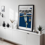 Load image into Gallery viewer, Fodbold plakat | Fodbold plakater | Kylian Mbappé Fodbold Plakat | Perfekt til Den Ægte Fan | Plakaty.dk
