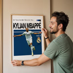 Load image into Gallery viewer, Fodbold plakat | Fodbold plakater | Kylian Mbappé Fodbold Plakat | Perfekt til Den Ægte Fan | Plakaty.dk
