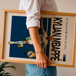 Load image into Gallery viewer, Fodbold plakat | Fodbold plakater | Kylian Mbappé Fodbold Plakat | Perfekt til Den Ægte Fan | Plakaty.dk
