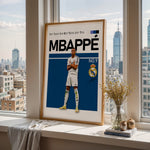 Load image into Gallery viewer, Fodbold plakat | Fodbold plakater | Kylian Mbappé Fodbold Plakat | Perfekt til Den Ægte Fan | Plakaty.dk
