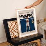 Load image into Gallery viewer, Fodbold plakat | Fodbold plakater | Kylian Mbappé Fodbold Plakat | Perfekt til Den Ægte Fan | Plakaty.dk
