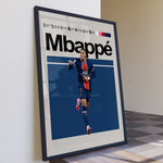 Load image into Gallery viewer, Fodbold plakat | Fodbold plakater | Kylian Mbappé Fodbold Plakat | Perfekt til Den Ægte Fan | Plakaty.dk
