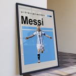 Load image into Gallery viewer, Fodbold plakat | Fodbold plakater | Lionel Messi Fodbold Plakat 01 | Perfekt til Den Ægte Fan | Plakaty.dk
