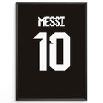Load image into Gallery viewer, Lionel Messi Fodbold Plakat | Til FC Barcelona Fans | Tre plakater der hylder Lionel Messi med billede, citat og hans ikoniske nummer 10. Perfekt til fodboldfans og Messi-entusiaster.
