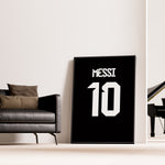 Load image into Gallery viewer, Lionel Messi Fodbold Plakat | Til FC Barcelona Fans | Tre plakater der hylder Lionel Messi med billede, citat og hans ikoniske nummer 10. Perfekt til fodboldfans og Messi-entusiaster.
