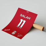 Load image into Gallery viewer, Fodbold plakat | Fodbold plakater | Mohamed Salah Fodboldplakat | Perfekt til Den Ægte Fodbold Fan | Plakaty.dk
