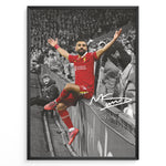 Load image into Gallery viewer, Fodbold plakat | Fodbold plakater | Mohamed Salah Fodbold Plakat | Perfekt til Den Ægte Fan | Plakaty.dk
