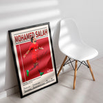 Load image into Gallery viewer, Fodbold plakat | Fodbold plakater | Mohamed Salah Fodbold Spiller Plakat | Perfekt til Passionerede Fans | Plakaty.dk
