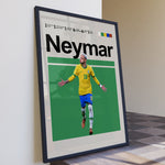 Load image into Gallery viewer, Fodbold plakat | Fodbold plakater | Neymar Jr. Fodbold Plakat 01 | Perfekt til Den Ægte Fan | Plakaty.dk
